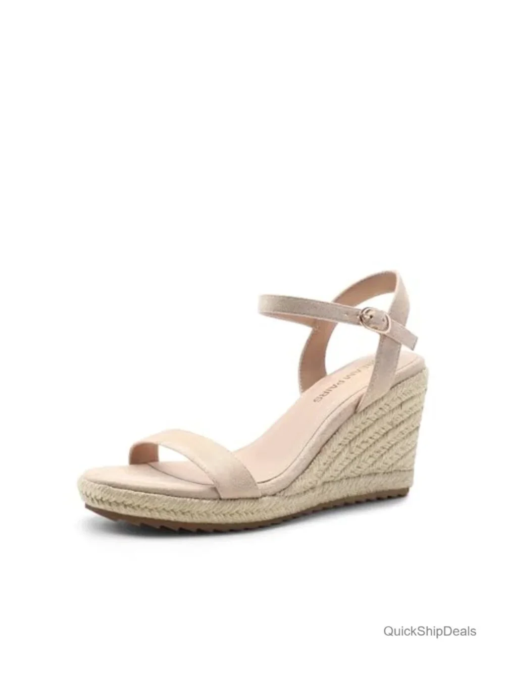 Women's Raffia Espadrille Wedge Sandals 3.54